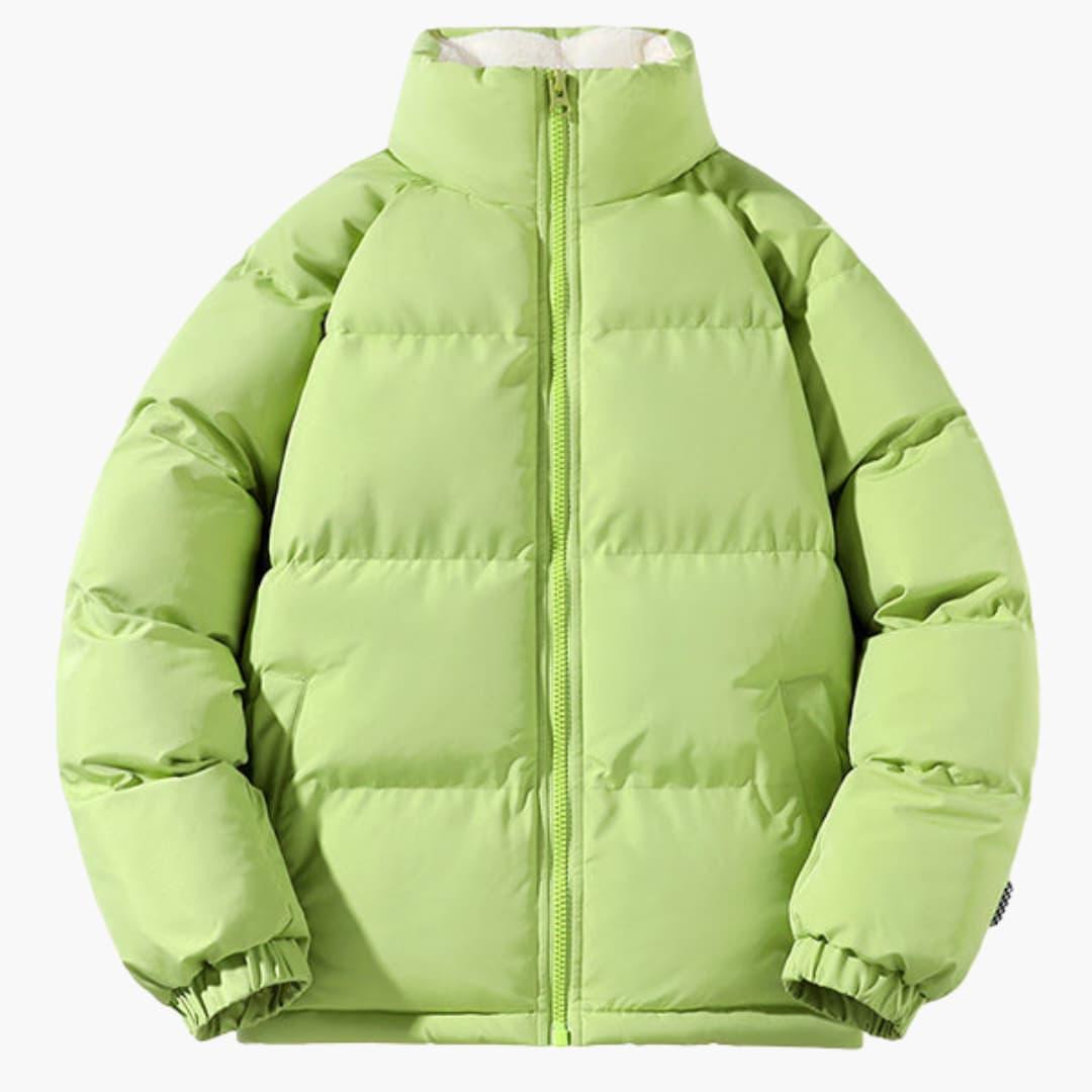 Women's Fleece-Lined Puffer Jacket with Hood