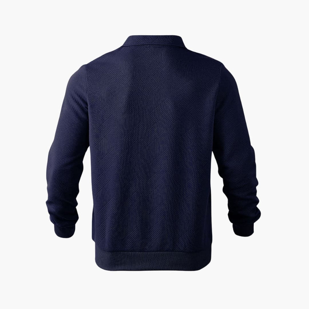 Men's Half-Zip Sweater with Collar