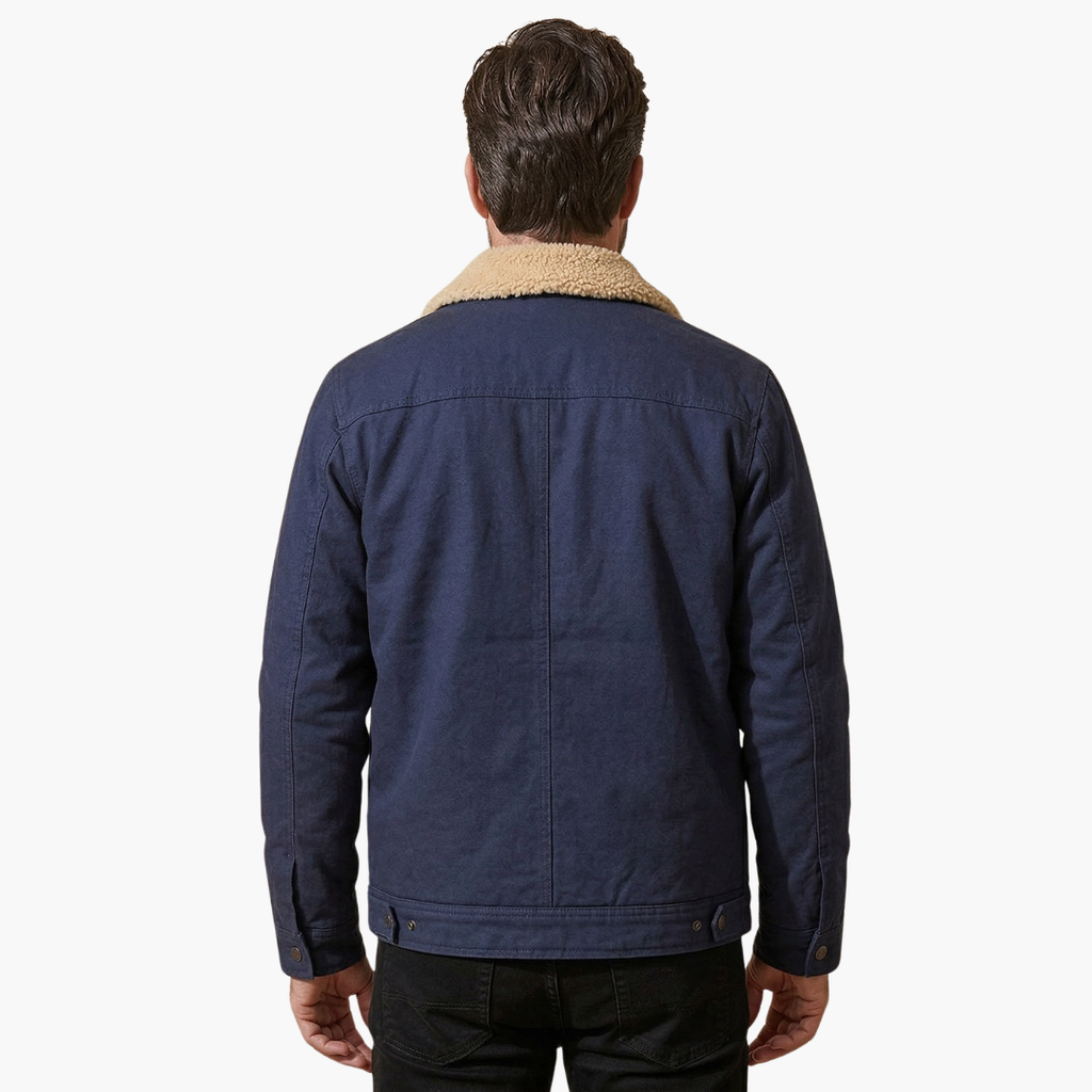Men's Sherpa Button-Up Jacket – Fleece
