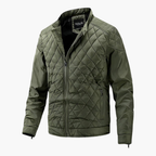 Men's Quilted Padded Zip Jacket