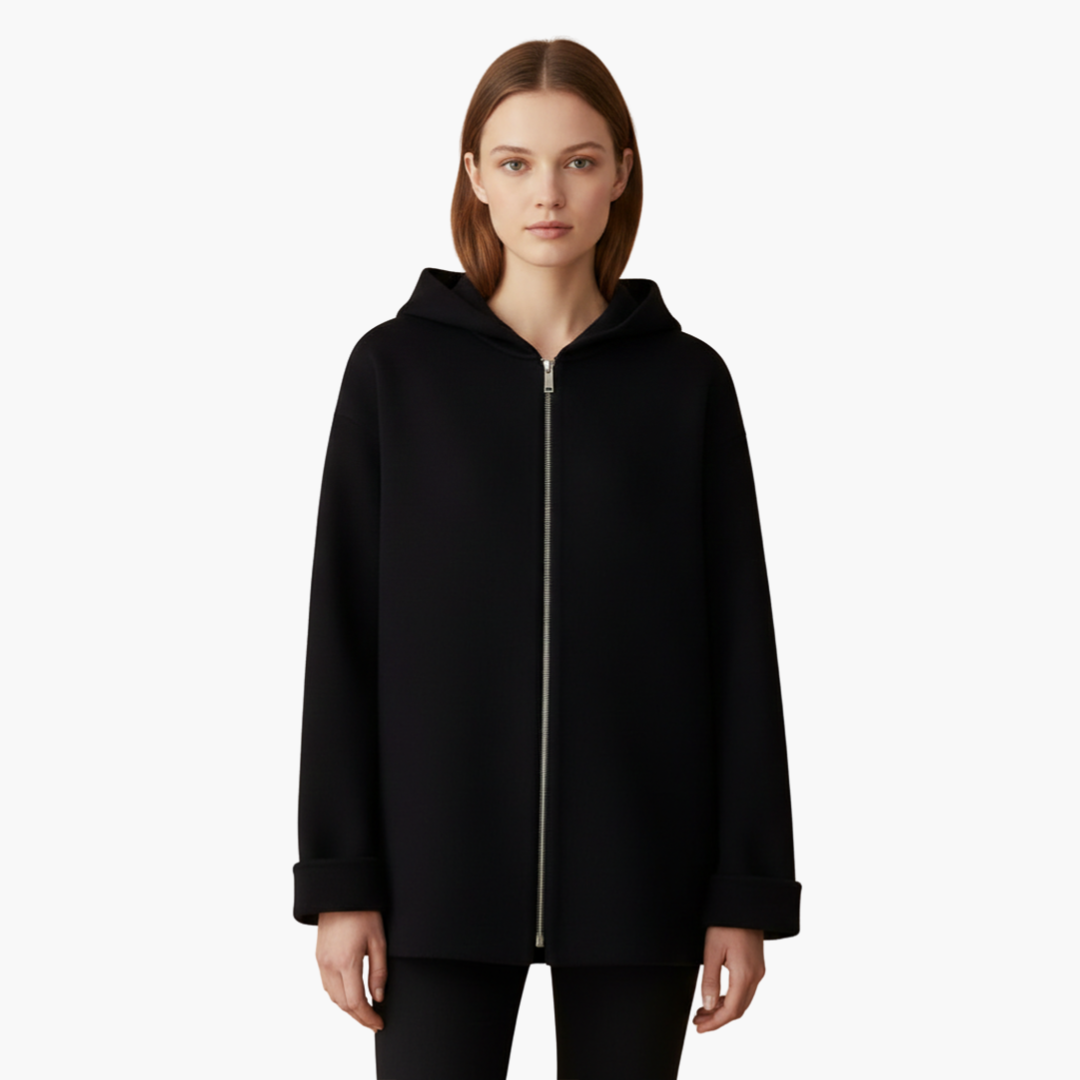 Women's Hooded Zip-Up Jacket – Lightweight
