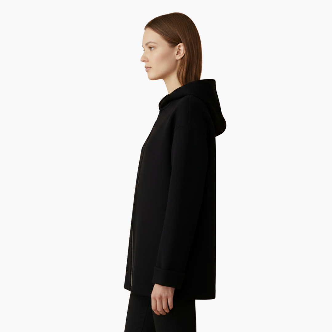 Women's Hooded Zip-Up Jacket – Lightweight