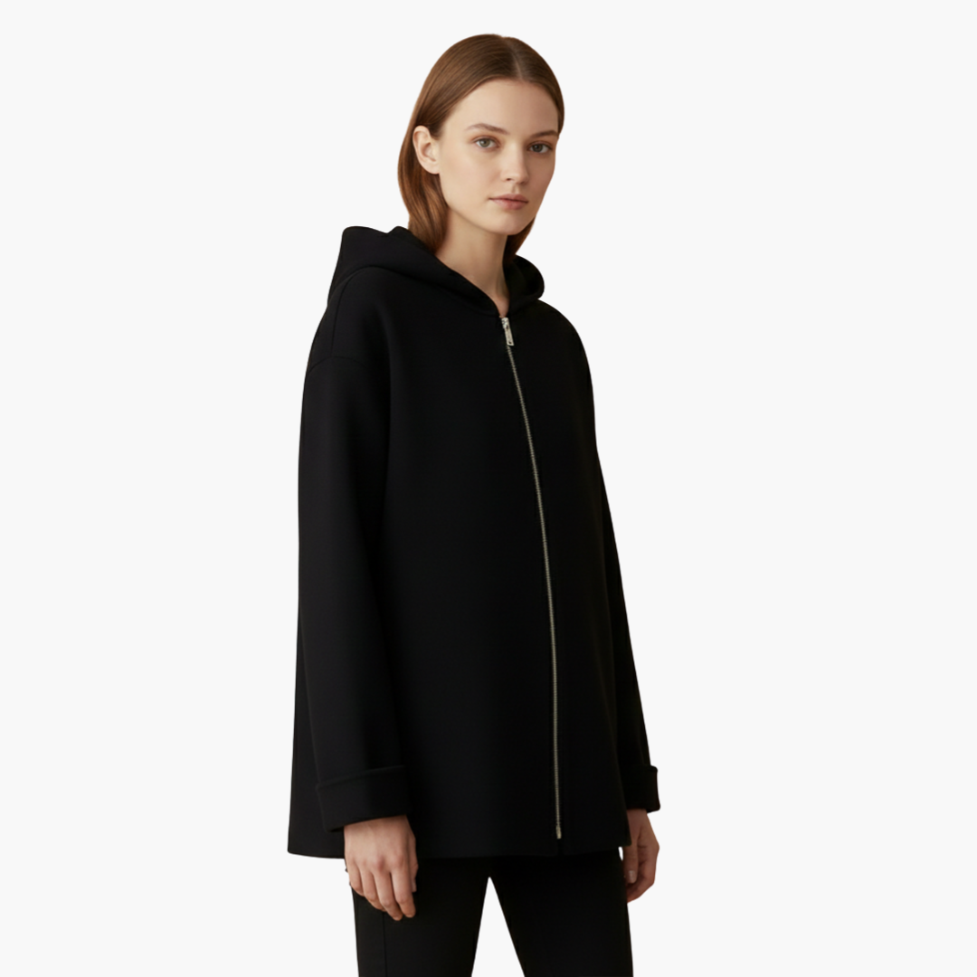 Women's Hooded Zip-Up Jacket – Lightweight