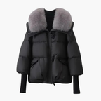Women's Faux Fur Collar Puffer Jacket