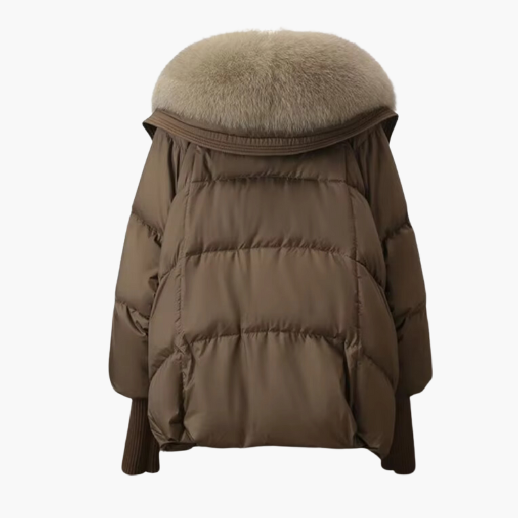 Women's Faux Fur Collar Puffer Jacket
