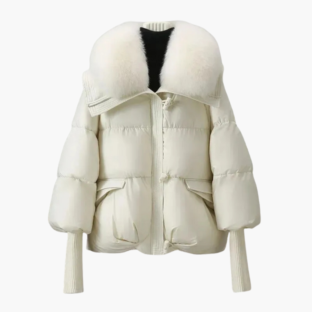 Women's Faux Fur Collar Puffer Jacket