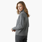 Women's Ribbed Turtleneck Sweater – Slim Fit